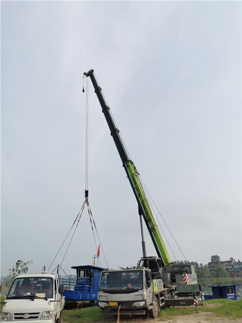 洱源县桥梁建设吊装案例